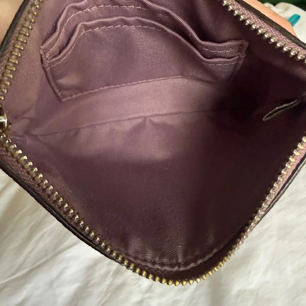 Coach Mauve Corner Zip Wristlet | OS - Picture 8 of 9